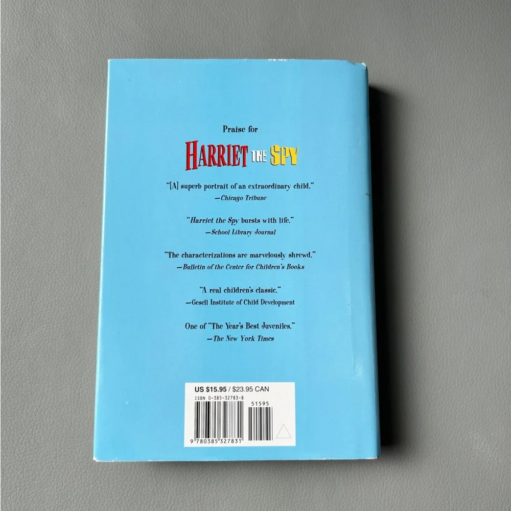 2000 Edition Harriet the Spy by Louise Fitzhugj Hardcover Book